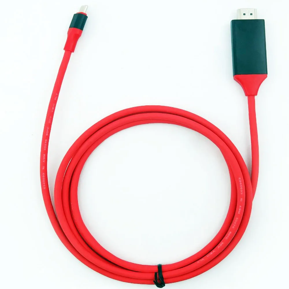 High Quality 4K@60Hz HDMI Adapter USB 3.1 Type C to HDMI Cable For Laptop Projector Video Audio USB 3.1 Type C to HDMICable