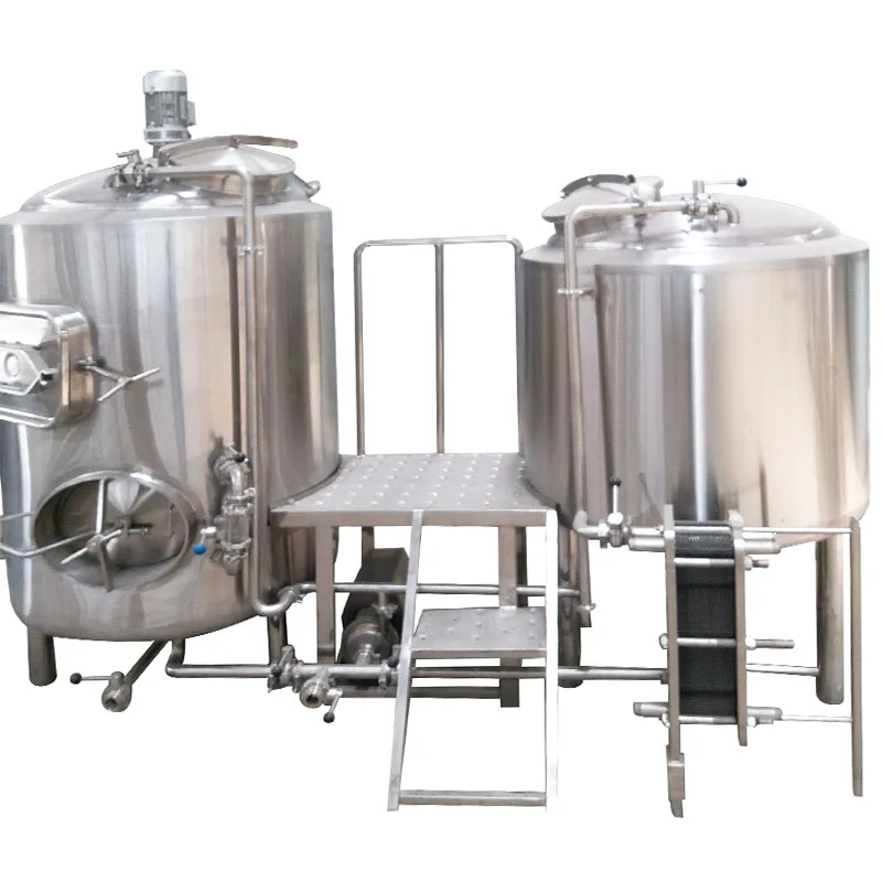 200L-300L Stainless Steel Brewery Equipment Double Vessel Beer Brewhouse for Bar Use for Sale