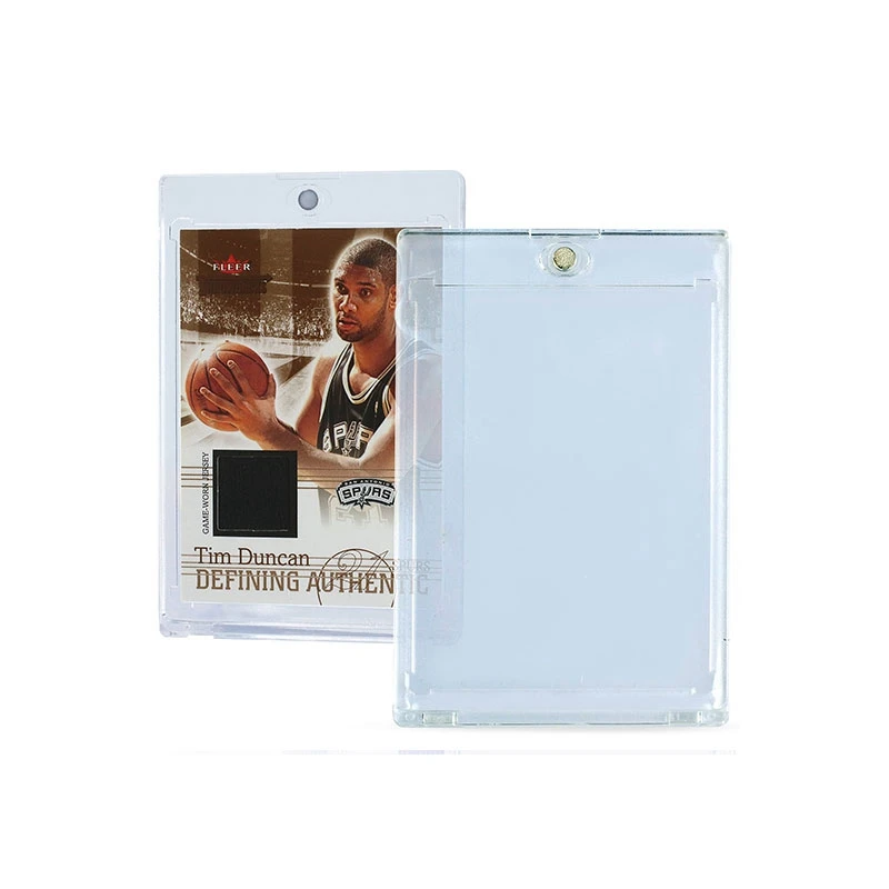 Hot Selling Cheap 35Pt Magnetic Card Holder Trading Card Protection Uv-Protection Magnetic Cards Protector One Touch