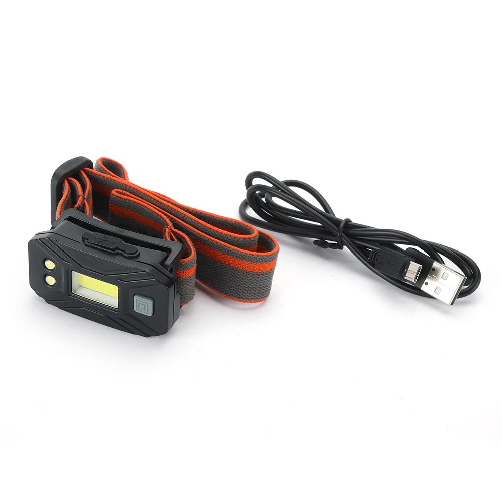 Power  battery adjustable head  USB rechargeable LED lighting  headlamp for camping