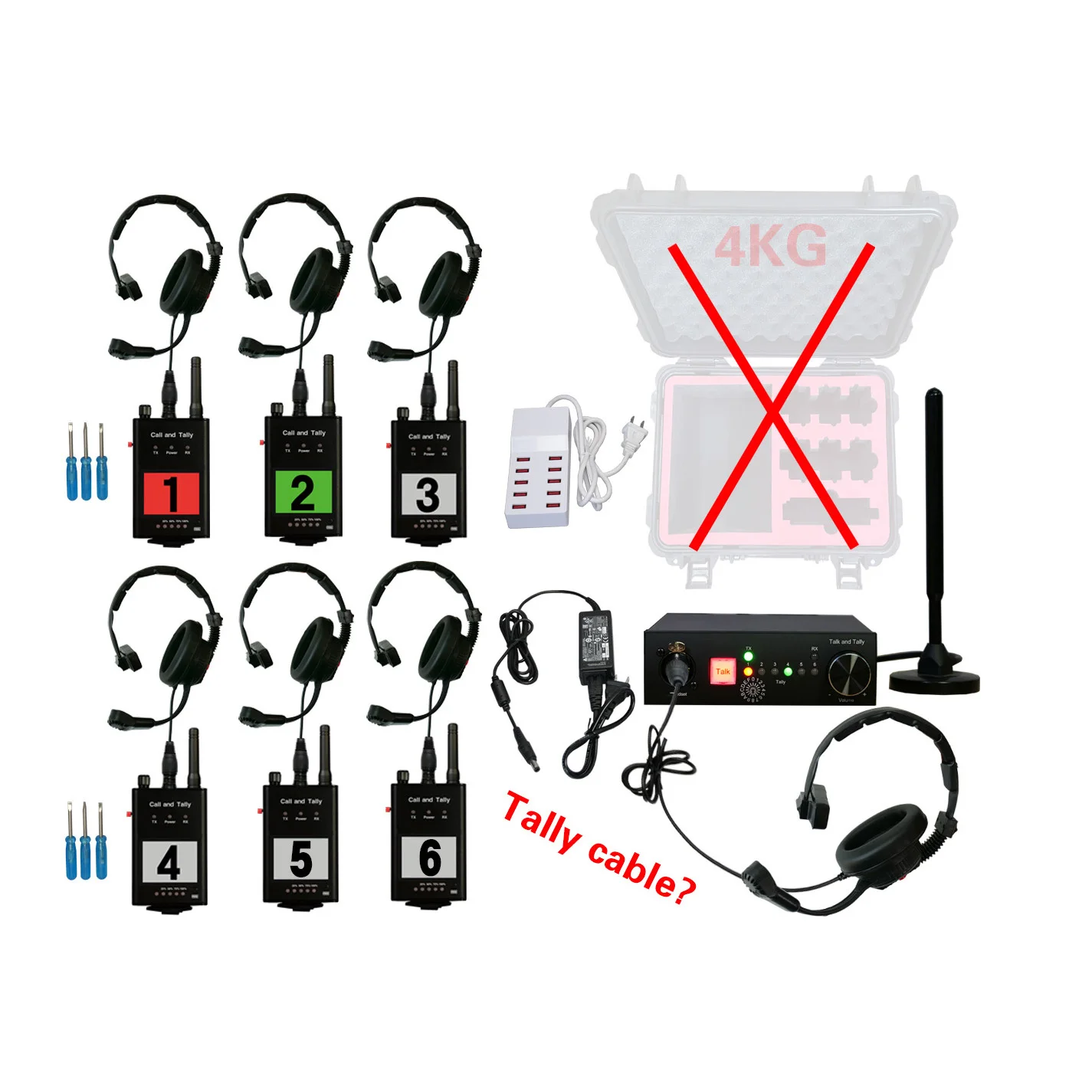 Factory Supply Professional 2000m Accurate Duplex 6 Channels Live Stream via Ethernet on ATEM Mini Pro for Camera Company