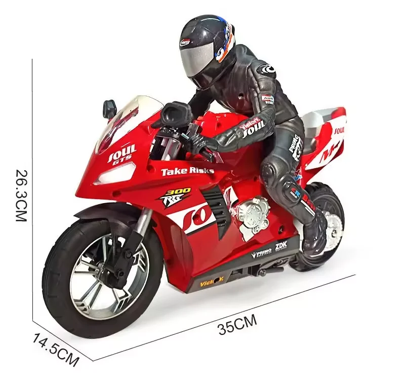 2.4g Rc Motorcycle 360 Rotating Single Wheel Drive Auto Balance Stunt Remote Control Rc Motorcycle Toy