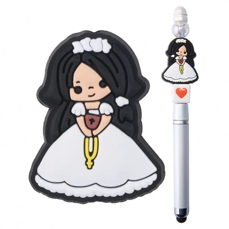 own Brand silicone focal bead machine Pop singer taylor  bad bunny karol g POP STAR selena glass focal beads for sale