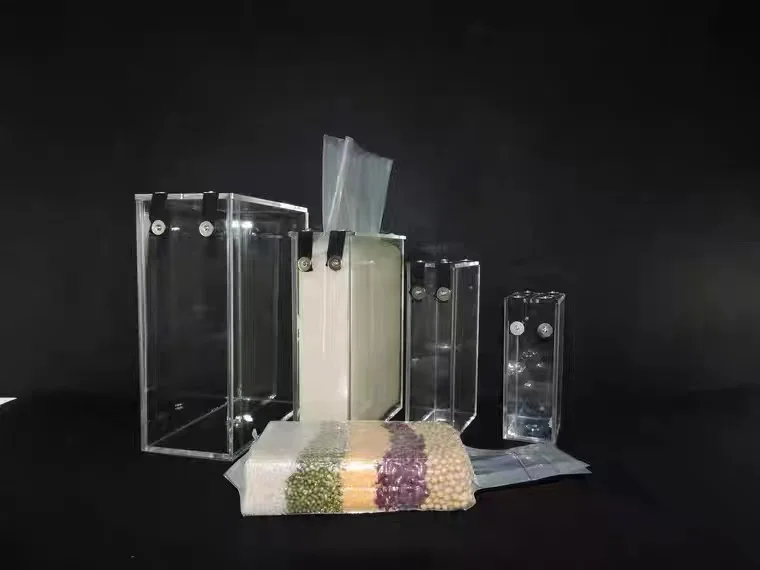 Rice brick bag food vacuum rice bag transparent PA/PE plastic vacuum bags food vacuum packing pouch