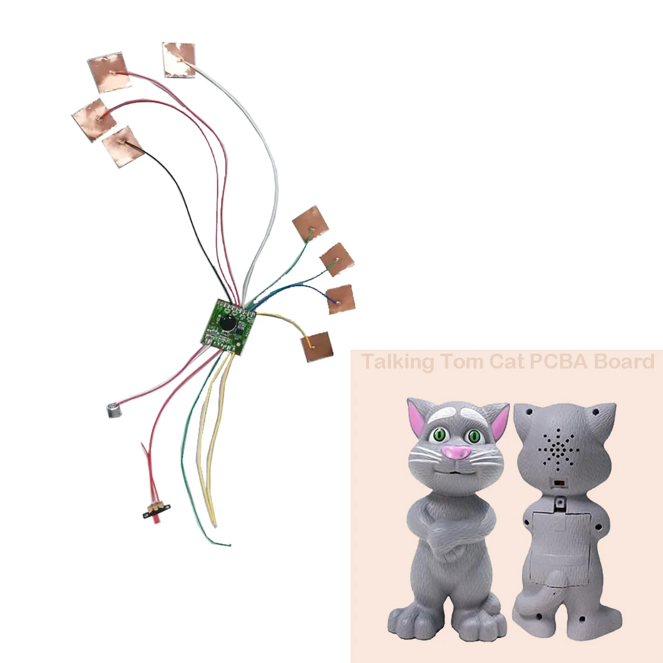 QQF R hot talking Tom Cat toy COB board custom designed integrated circuit board PCBA