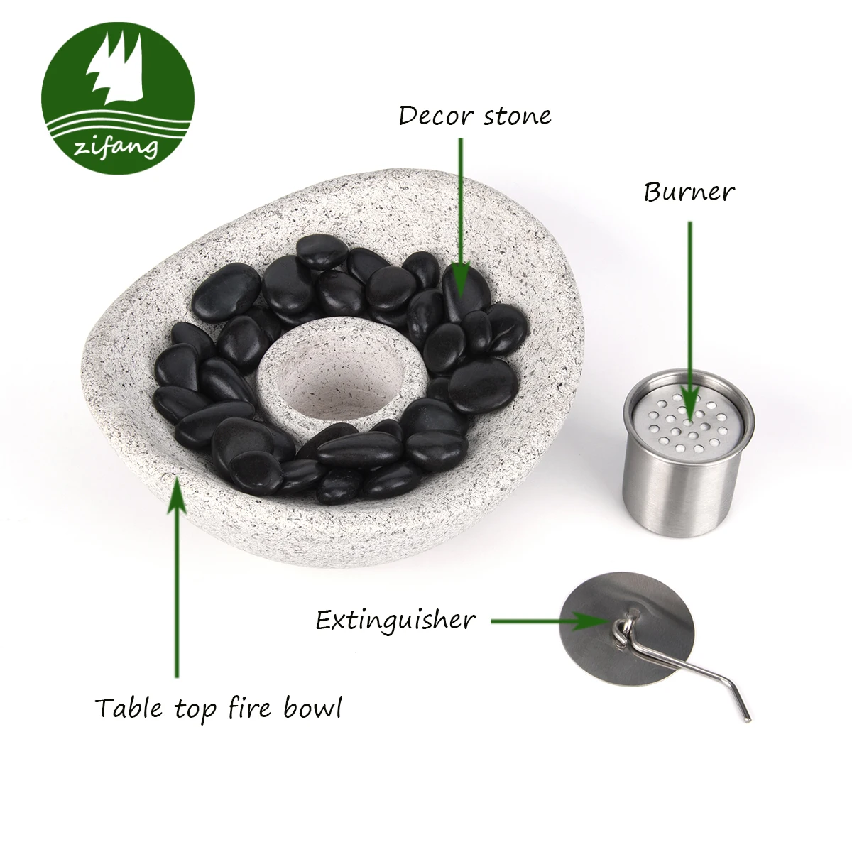 New Design Symbol of Good Luck Fireplace Smokeless Fire Pit for Indoor and Outdoor Room Decor Free Custom Ethanol Fireplace