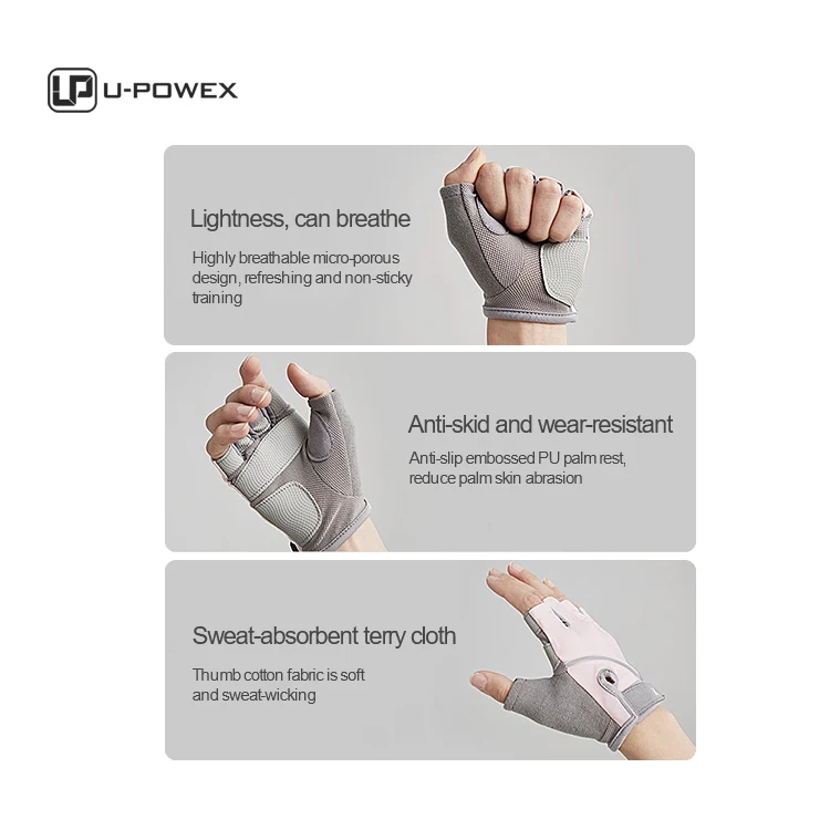 2022 new style factory wholesale  Fingerless Workout Sports Neoprene Fitness Pink Black Gym Gloves gym gloves men