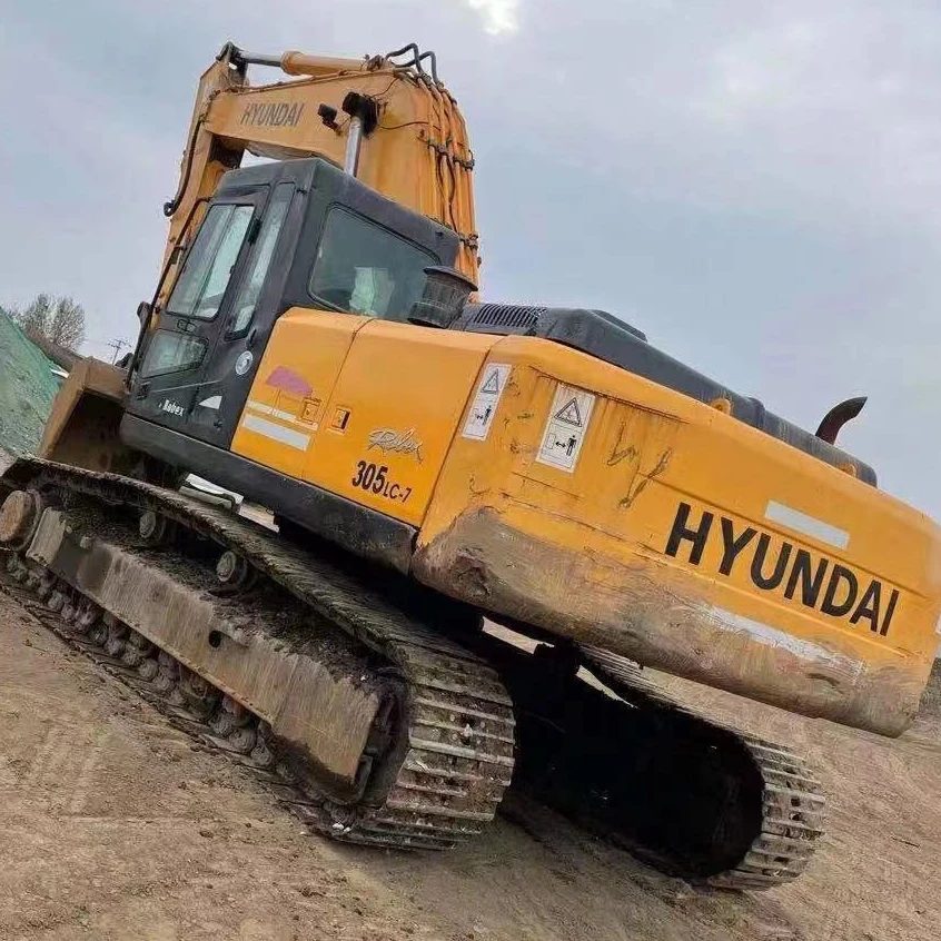 South Korea Used 305LC-7 Hyundai Crawler Excavator with good performance Second hand Hyundai 305LC-7 in stock