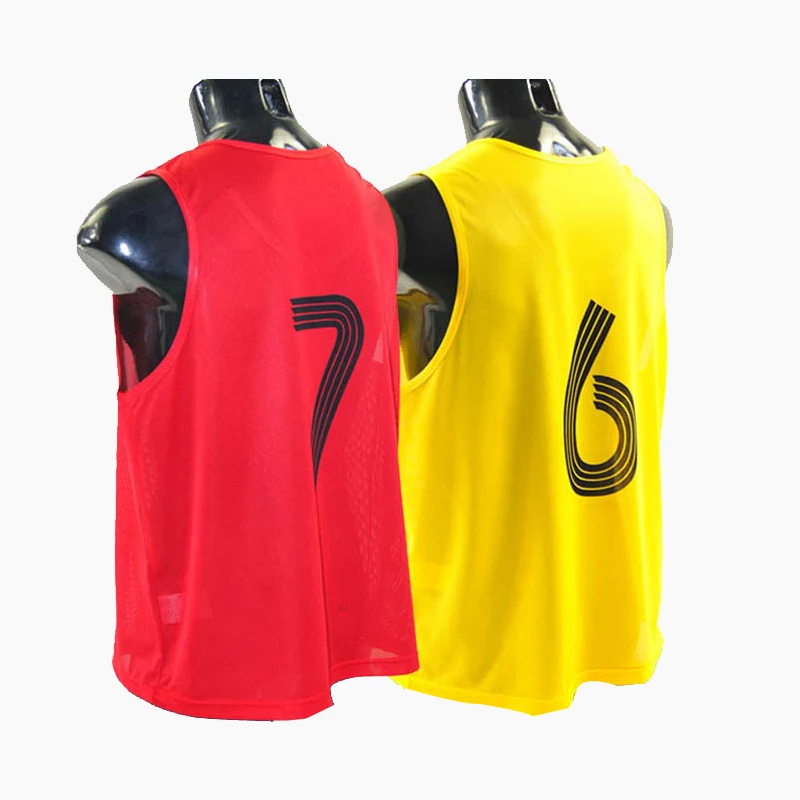 Quick Dry High Quality OEM/ODM soccer football training vest SOCCER sport BIBS soccer training pennie
