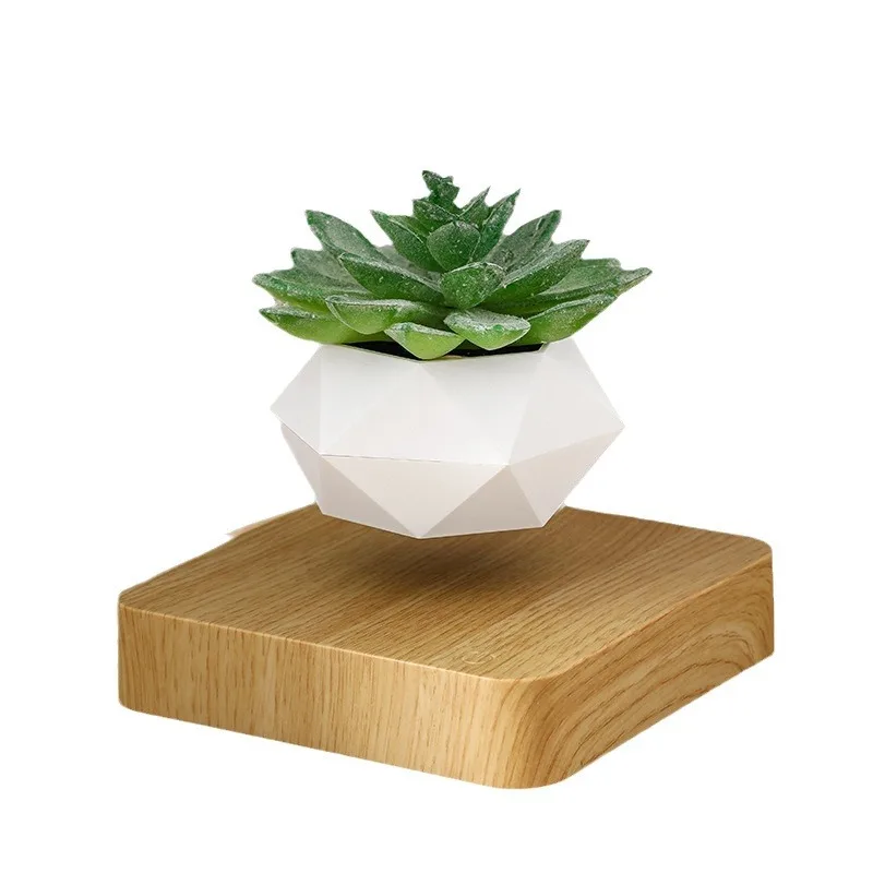 Magnetic Levitating Flower Pot Levitating Plant Pot for Plants Bonsai Planter Electric DIY flower pot suspension