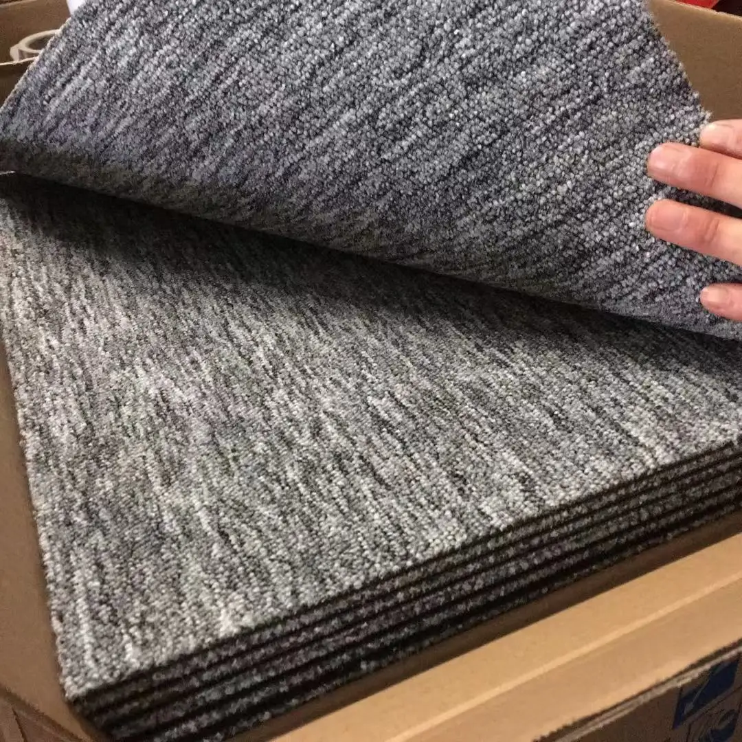 Hot-selling banquet hall flooring carpet tiles fluffy interlocking carpet tile for commercial