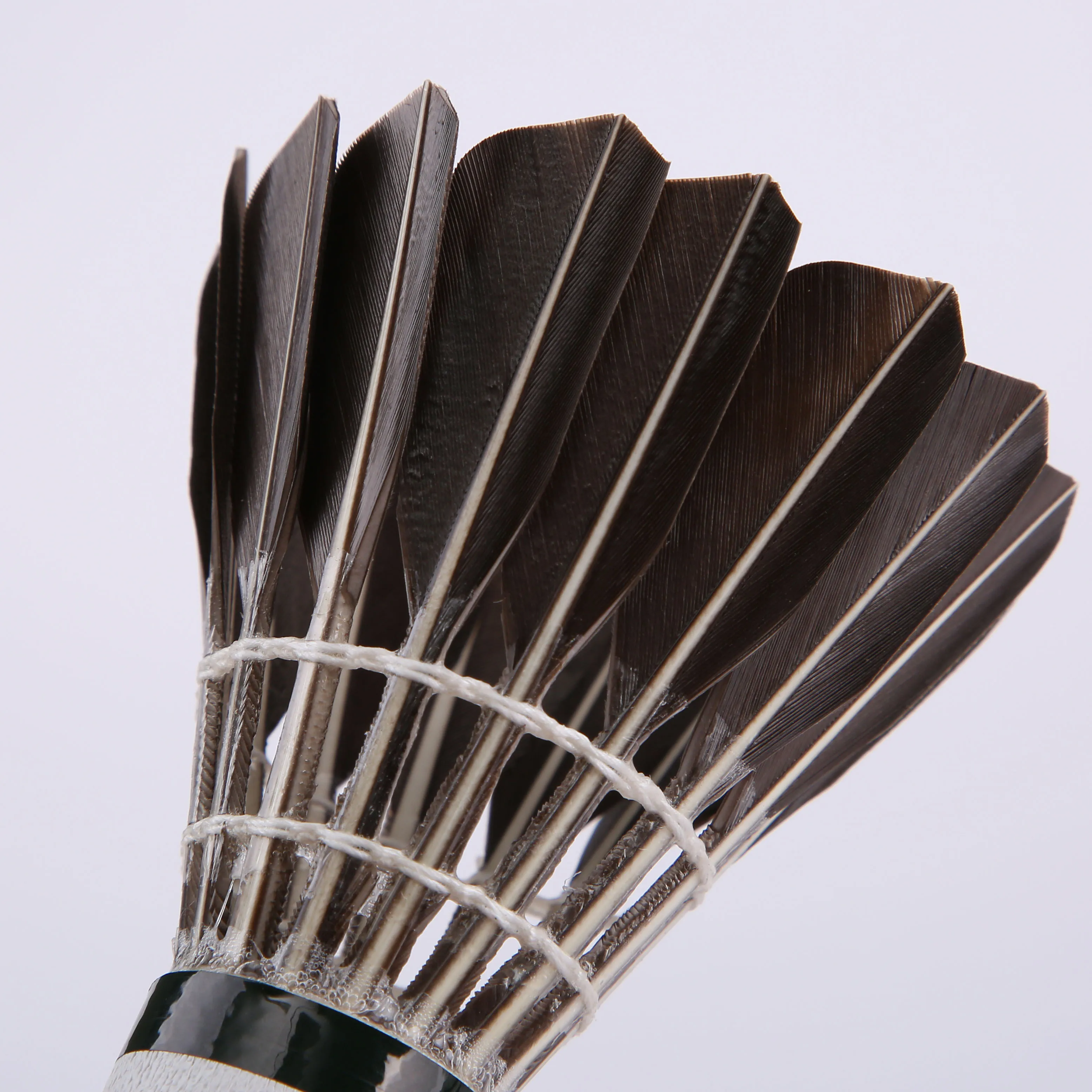 
hot sale OEM badminton ball cheap goose feather shuttlecock 