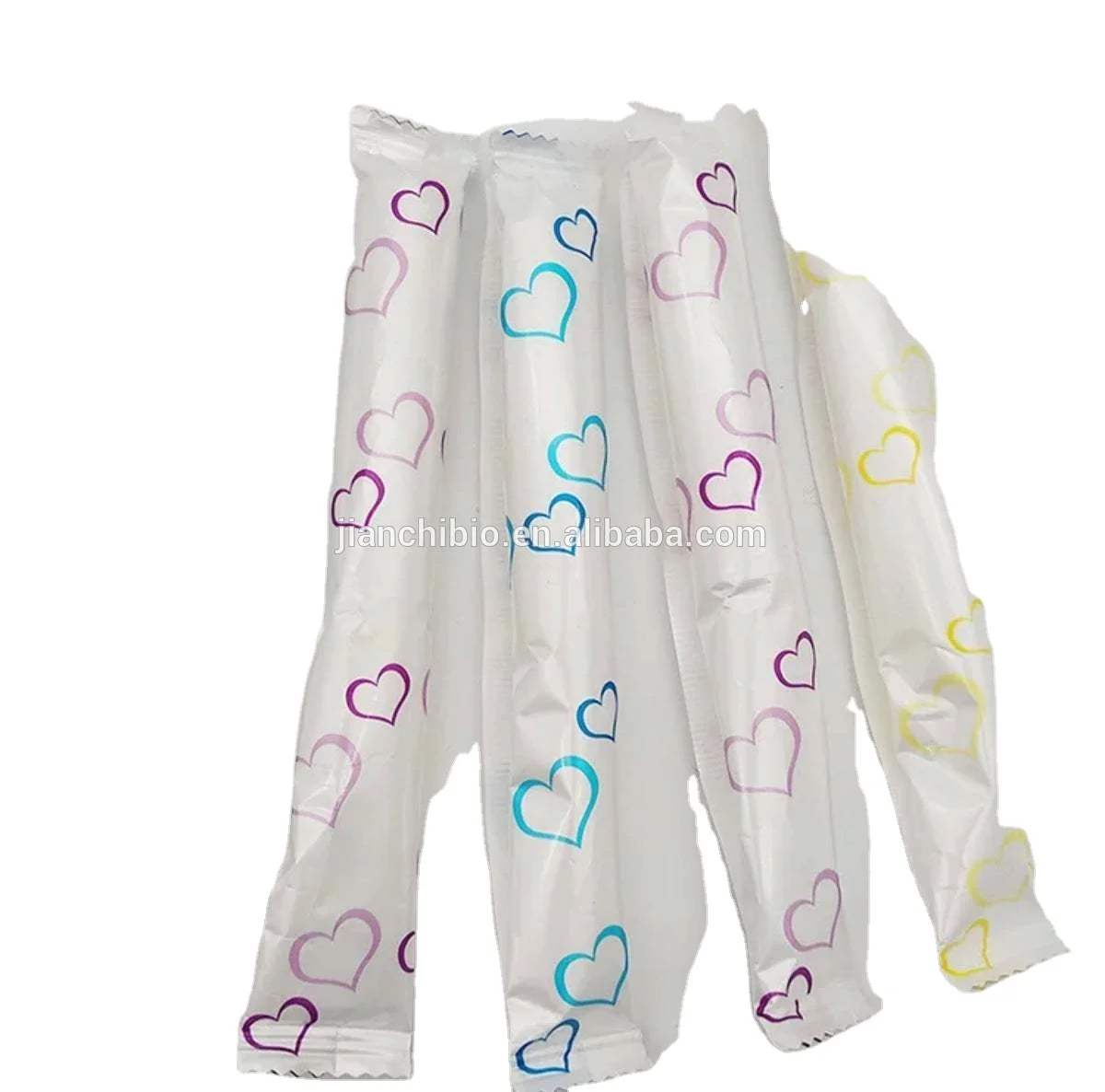 A Private Label Organic Cotton Tubes Ladies Period Tampons Applicator Women Hygiene Products