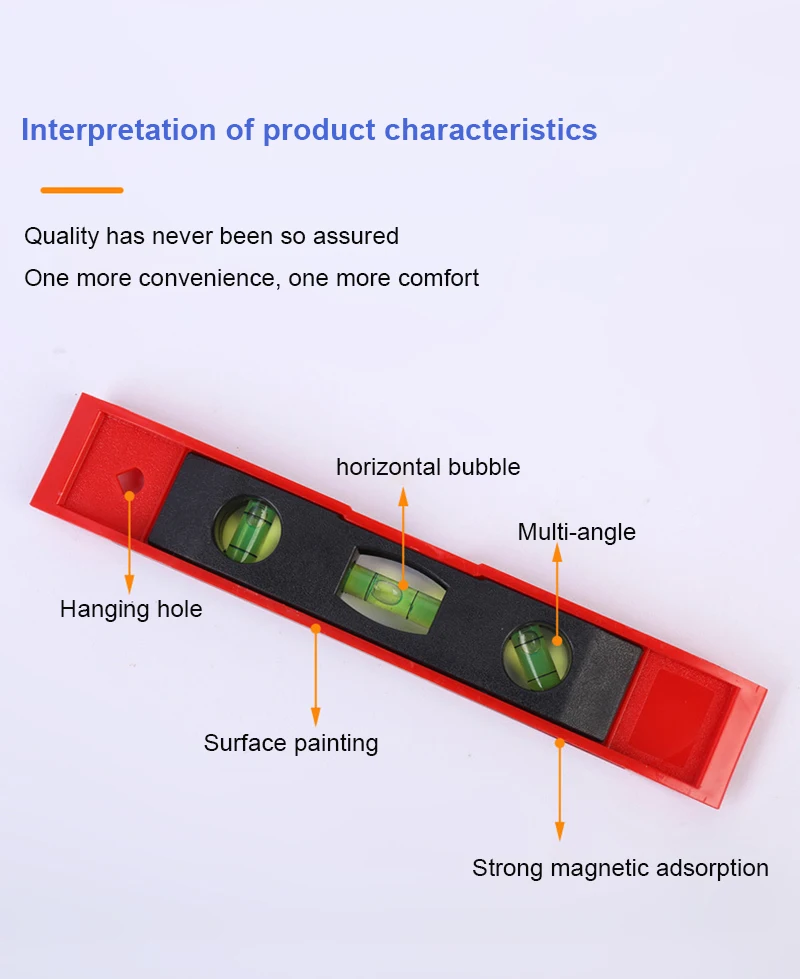PROBON Manufacturers Wholesale Mini Level Strong Magnetic Spirit Level Set