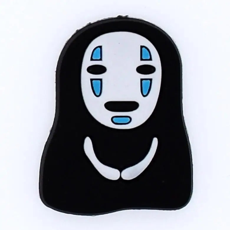 Anime Characters PVC Sandal Accessories Buckle Decoration Charms No face man Totoro Shoe Charms For Clog