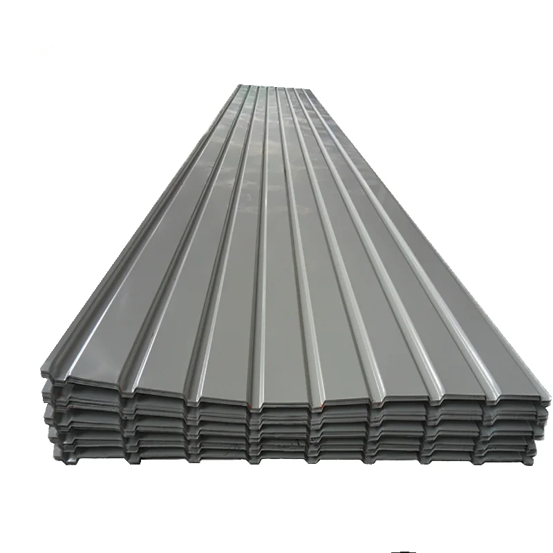 New 5 Ribs 0.35mm Gauge 32 Gl Zinc Coated Long Span Galvanized Corrugated Roofing Sheet Steel For Construction