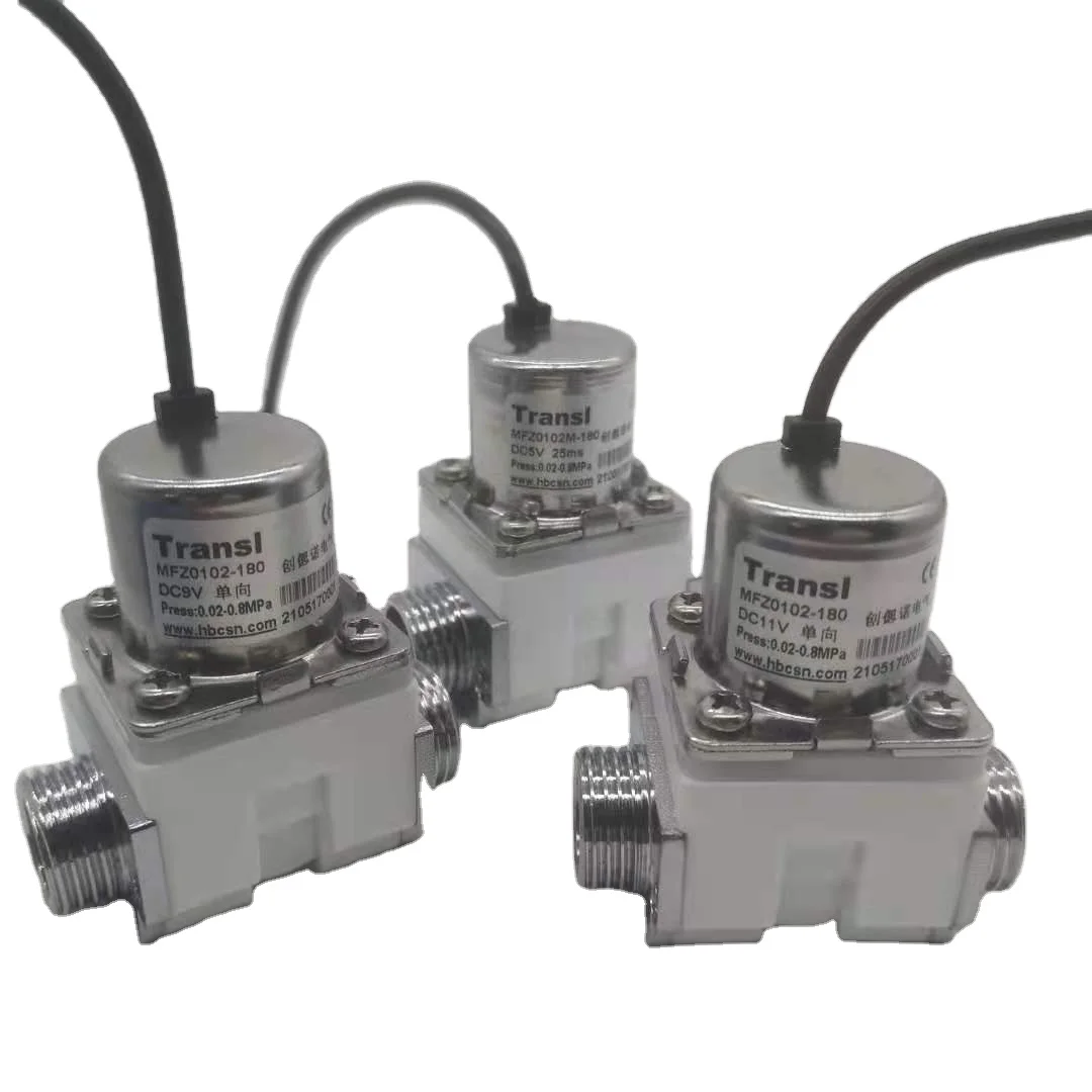 G1/2 Water Flow Pulse Solenoid Valve Brass Electromagnetic Valve DC 4.5V for Induction Cleaner Garden Irrigation