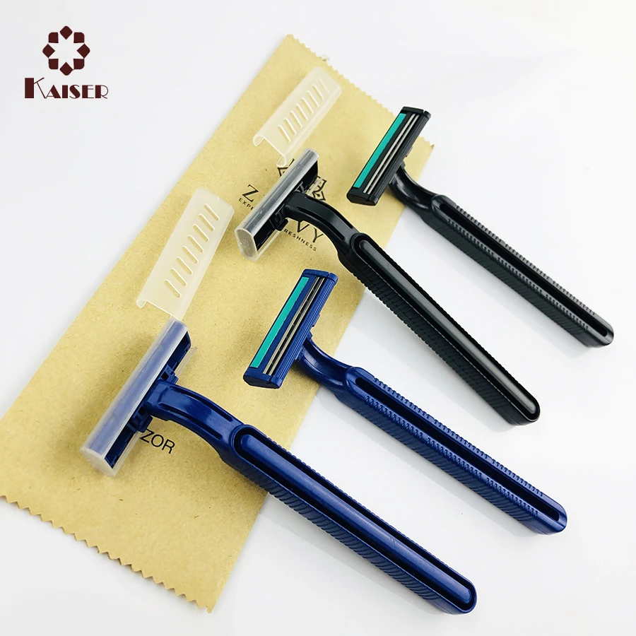 Wholesale High Quality Stainless Steel Twin Blade Disposable Shaving Razor