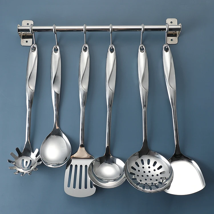 Good Quality 7Pcs Kitchenware Fancy Kitchen Utensils Set Cooking Stainless Steel Kitchen Utensils