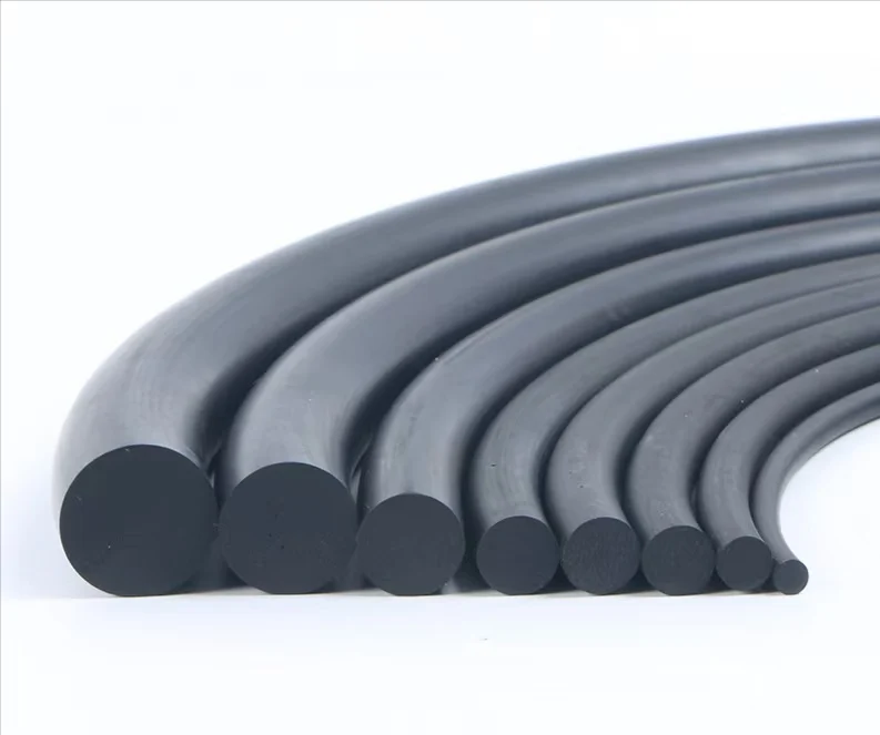 Solid NITRILE RUBBER STRIP with 60-65 SHORE A HARDNESS