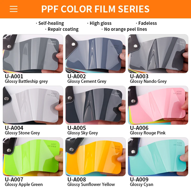 vinyl car wrap TPH PPF for car Color Changing Car Body Sticker Grey 1.52m*17m vinyl wrap