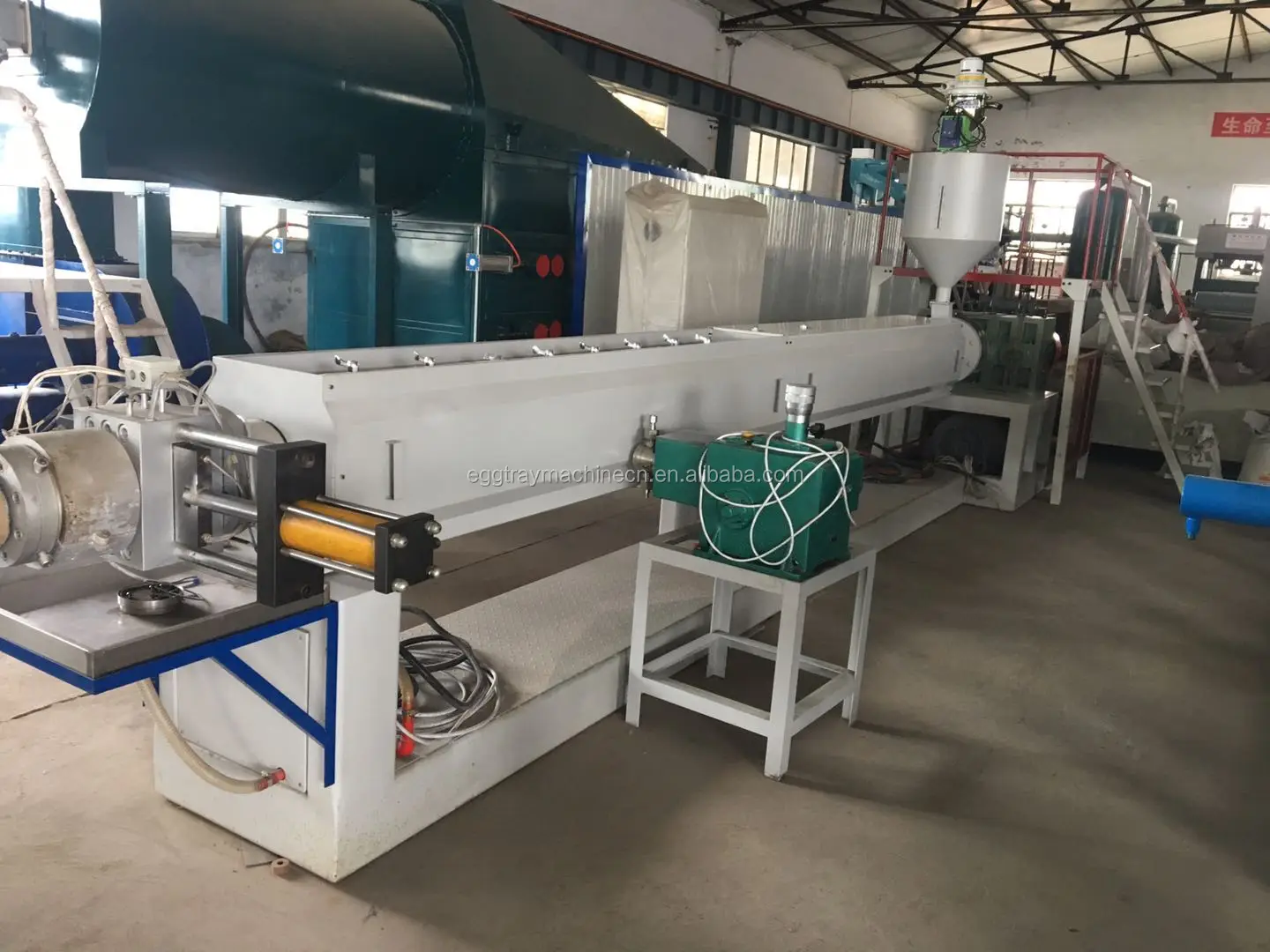 Polyethylene foam stick/rod pipe production line