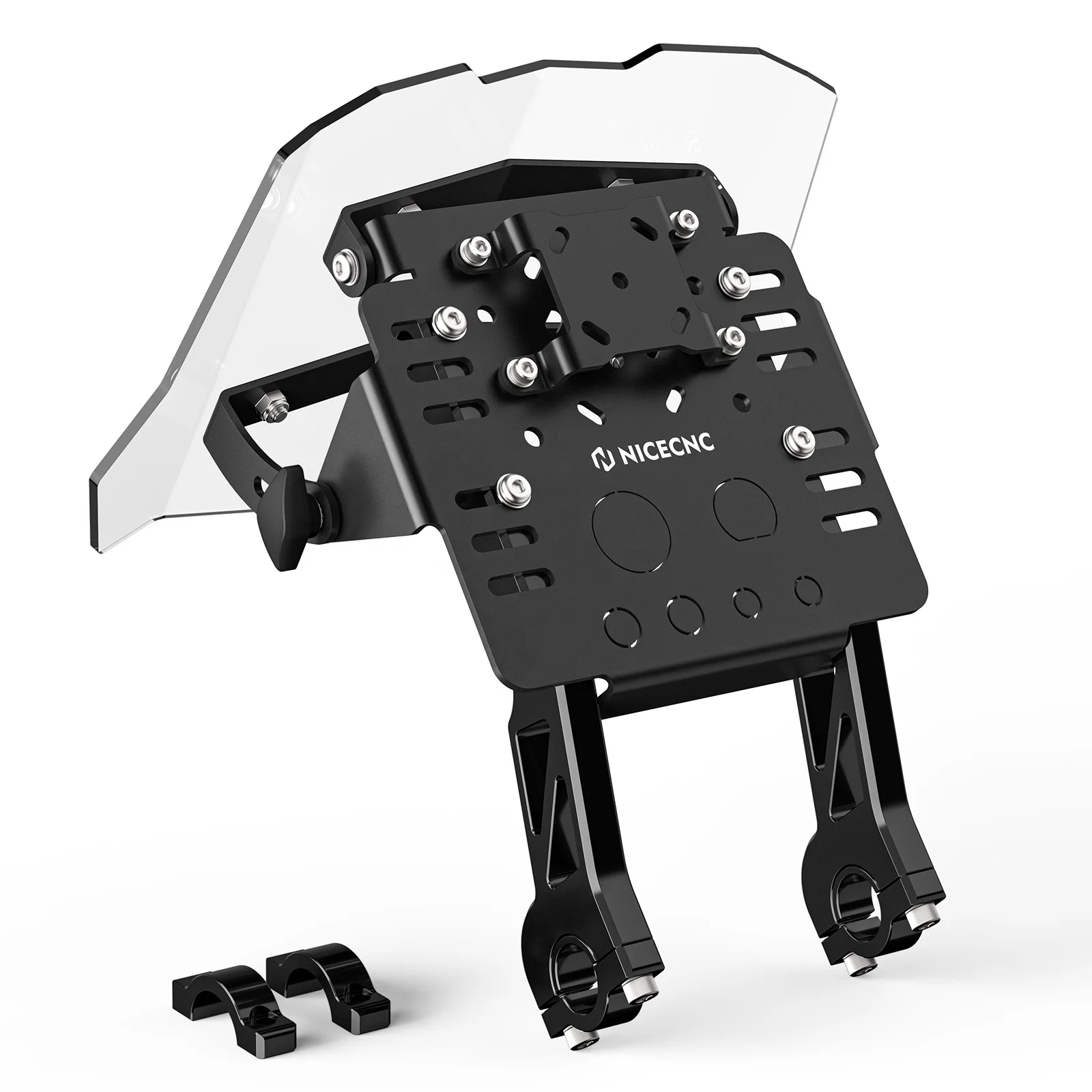 NiceCNC Universal GPS Mount Bracket Mini Fairing Kit For KTM 125-530 SX-F/EXC/EXC-F/XC-F/XC-W TPI/XCF-W 2004-2024