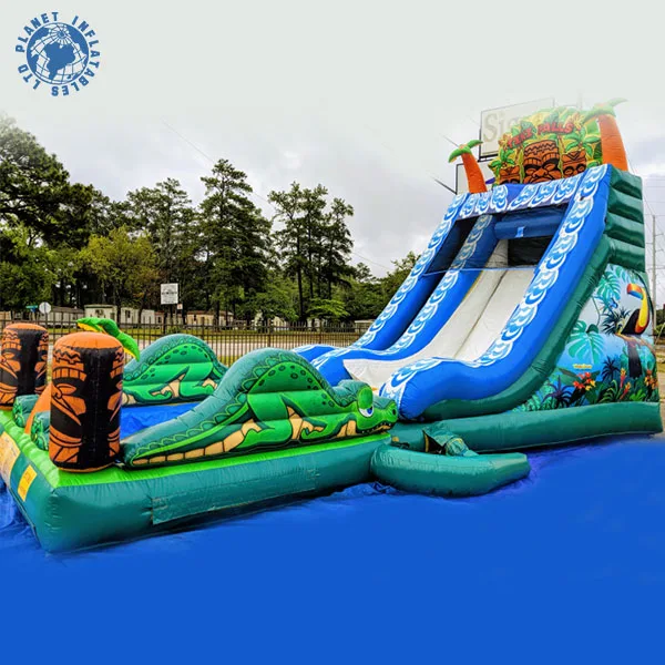 Giant Customized High Quality Commercial Used PVC Inflatable Water Slide For Sale