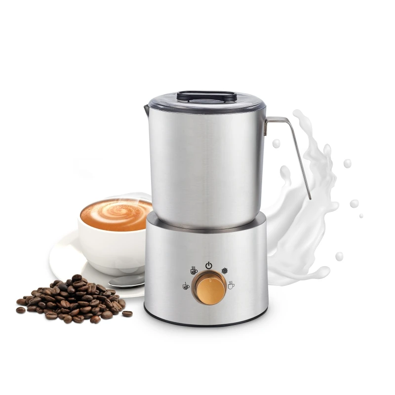 Automatic Detachable Milk Frother And Steamer 4 In 1 Stainless Steel Electric Milk Frother For Coffee