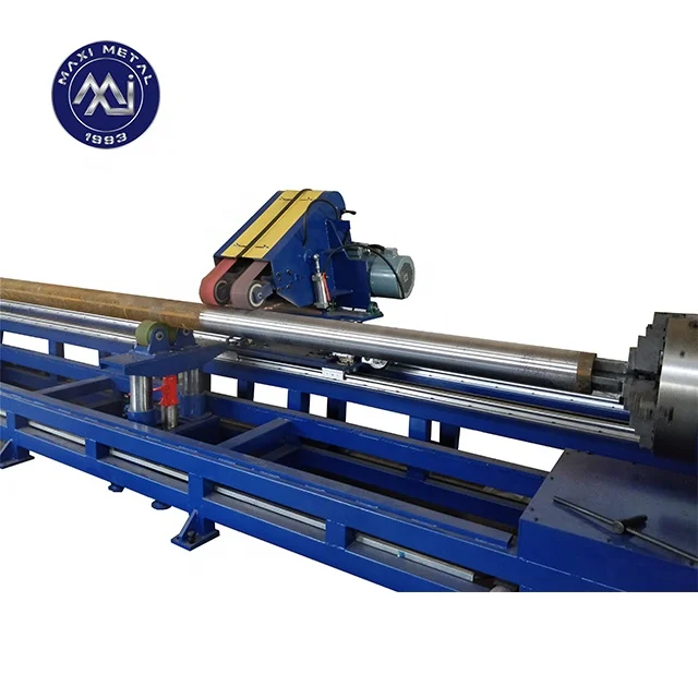 MAXI Stainless Steel Round Pipe Outer Surface Polishing Buffing Machine