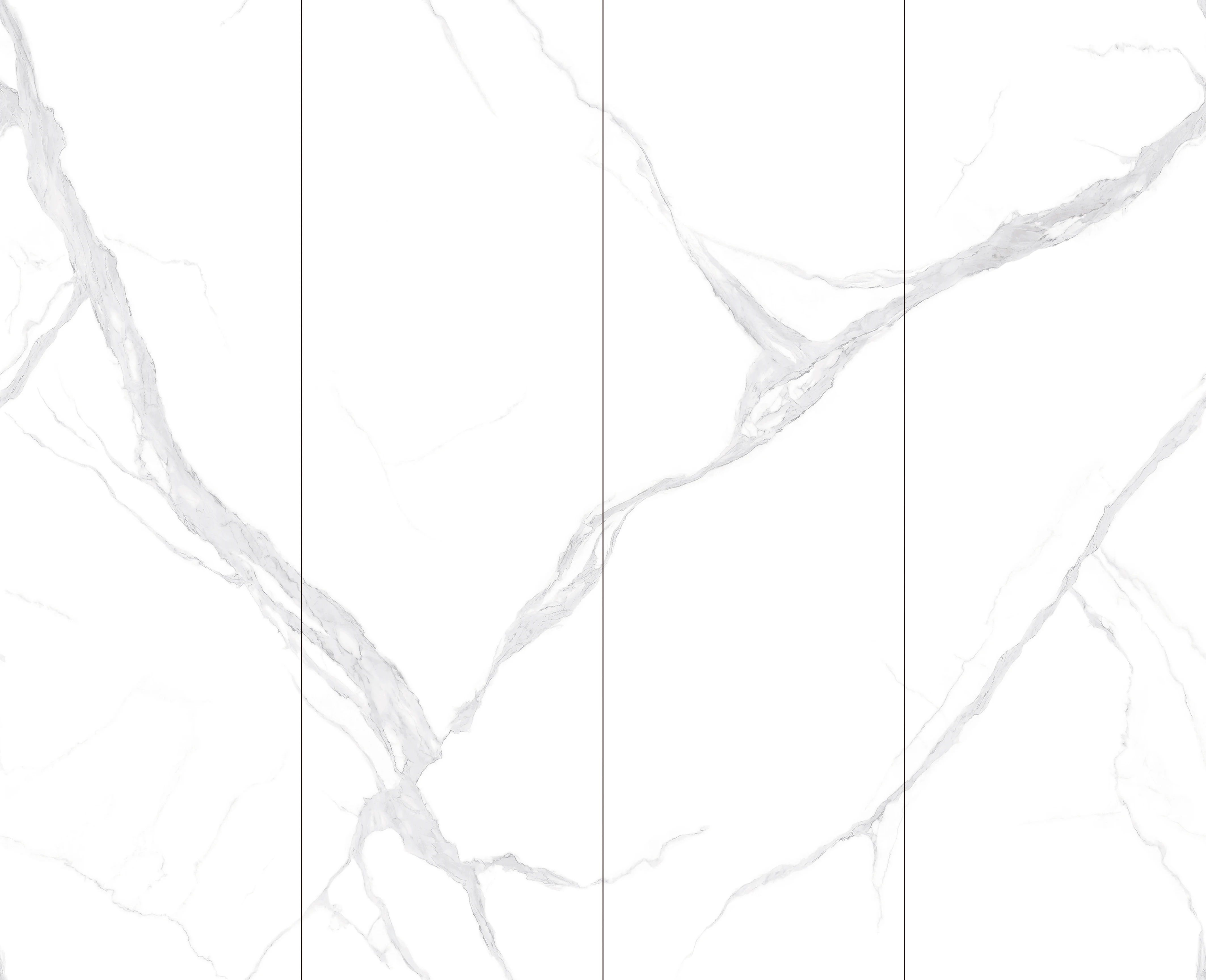 800x2600mm Luxury White Textured Glossy Large Floor Ceramic Tiles