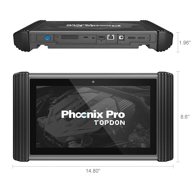 Инструменты программирования ecu TOPDON Phoenix pro artipad 1, инструмент для сканирования, бесплатное обновление, онлайн перепрограммирование, кодирование ecu