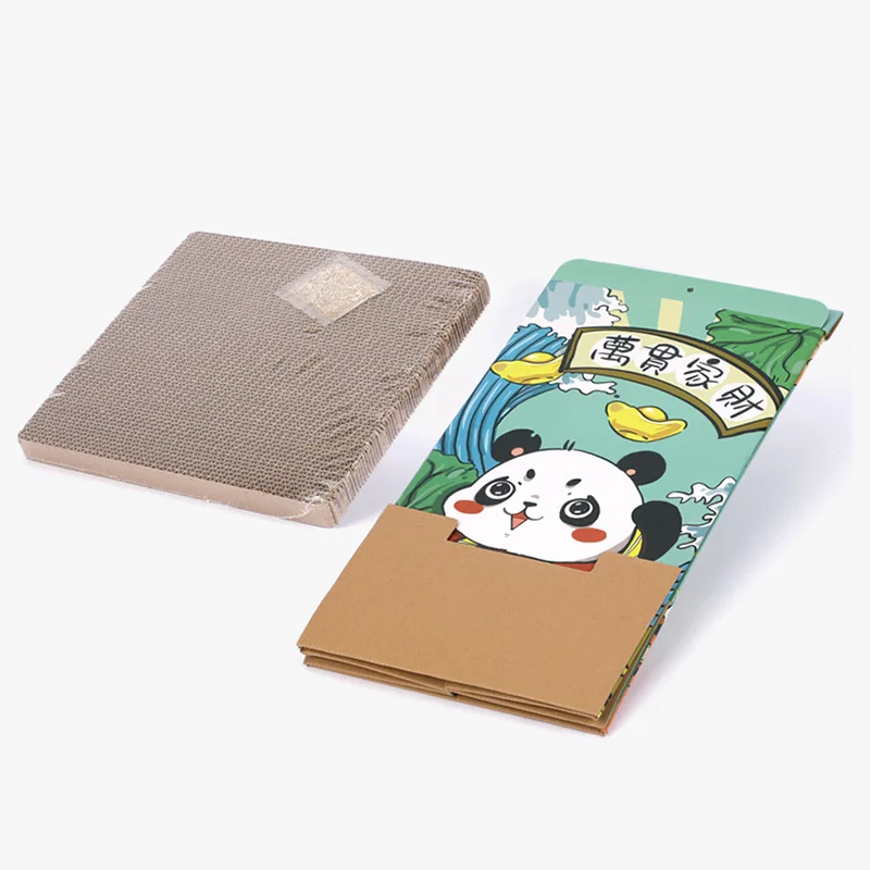 Cat Scratcher House Toy Milk Carton Scratching Lounge Bed Kitten Claw Board Closed Milk Home Corrugated Nail Scraper Gatos Litte