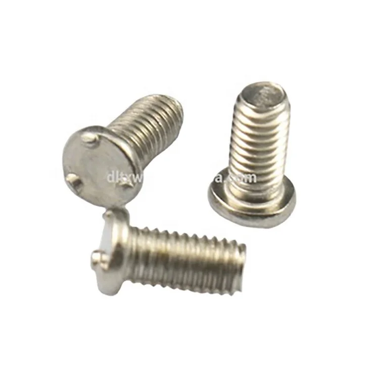 Steel Flat Head Spot Welding Machine Screws