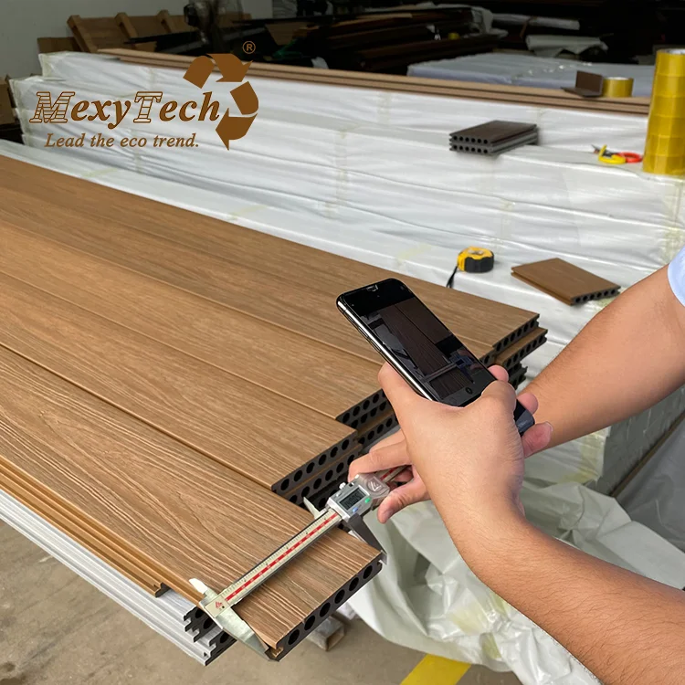 co-extrusion wpc fireproof decking wood plastic composite fire retardant flooring