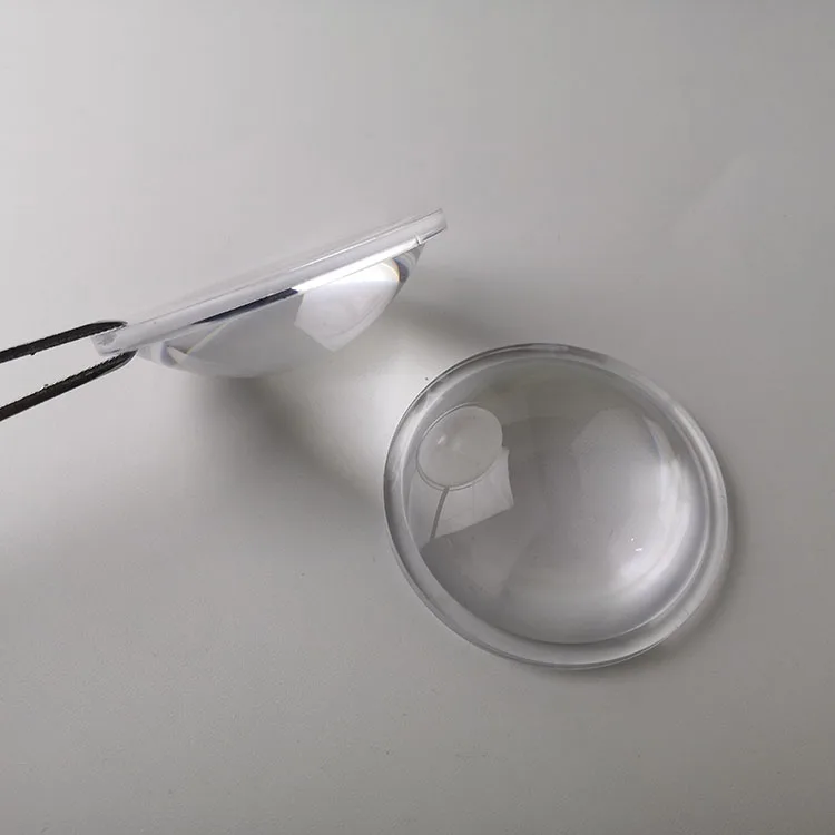 China High Quality Product Diameter 66mm LED Plano-Convex Acrylic Lens Lighting Accessories Eagle Eye Lamp Convex Lens