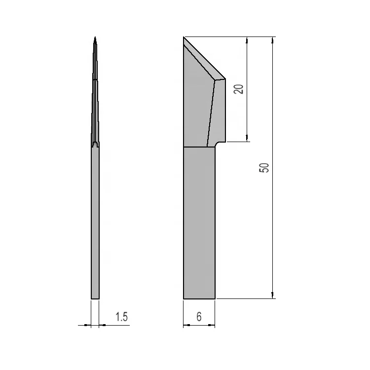 China Carbide Plotter Zund Z46 Drag blade