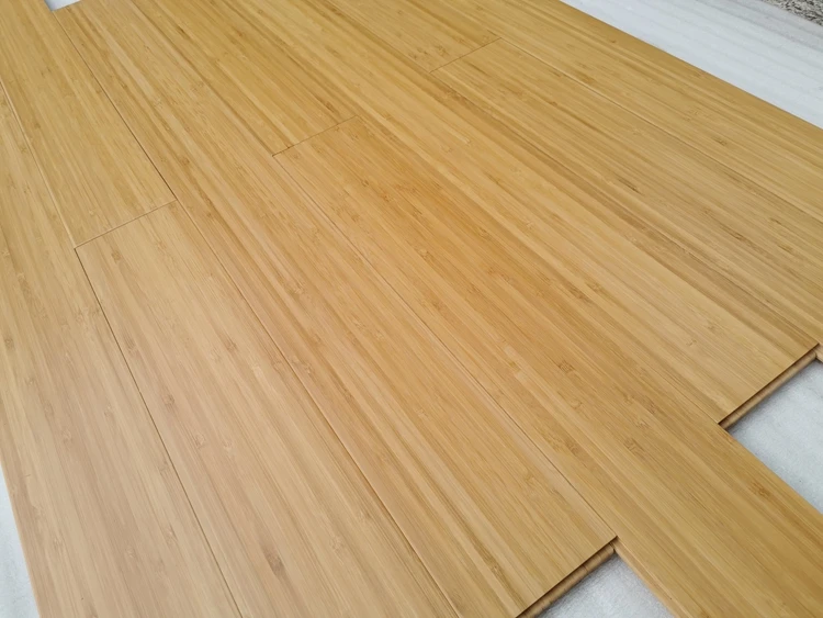 Easy Clean Matte Natural Vertical Solid Bamboo Flooring Carbonized Bamboo Parquet
