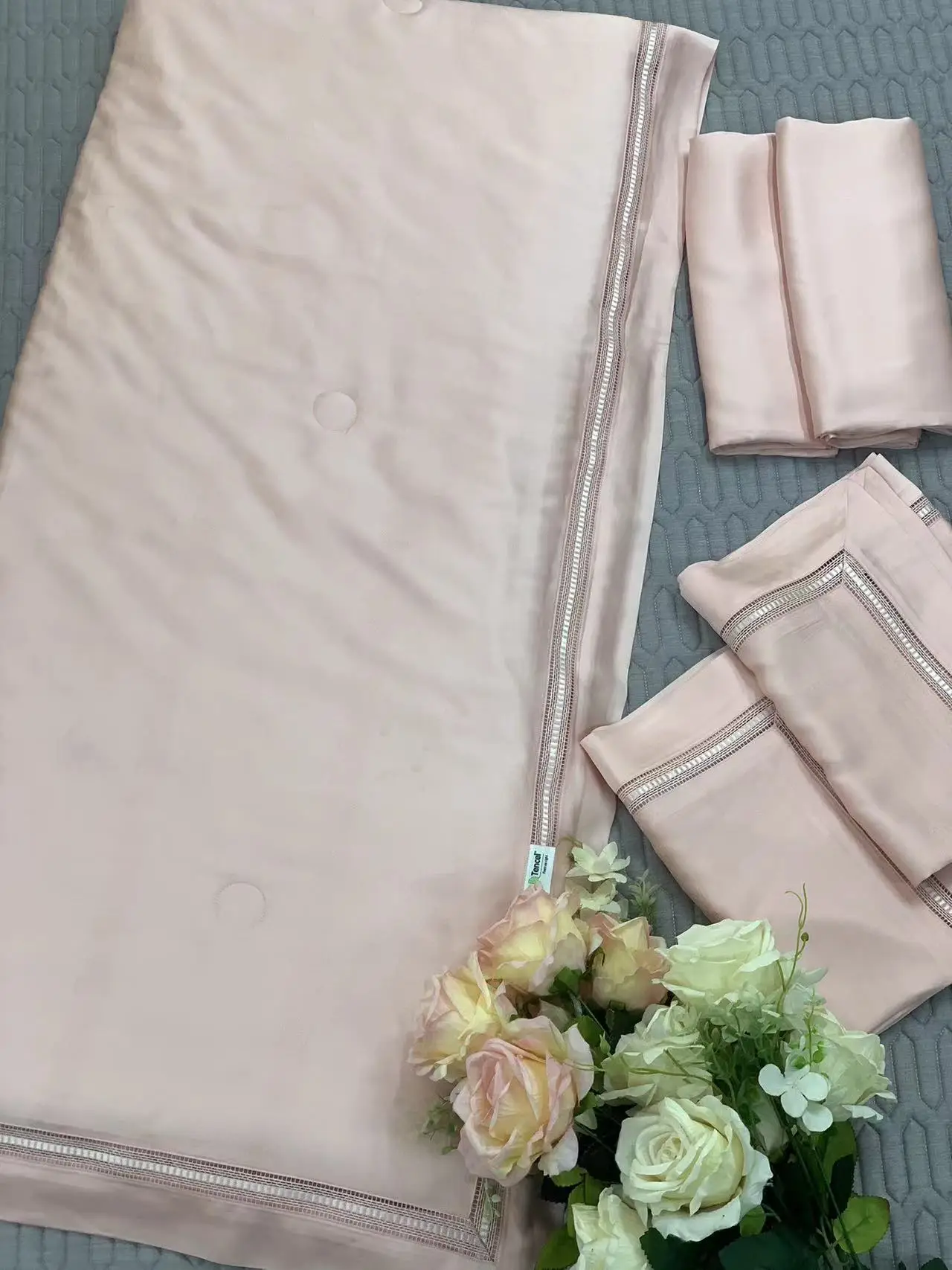 Wholesale Price Bed Cover Quilt Set Bed Sheets Tencel Quilt Bedding Sets