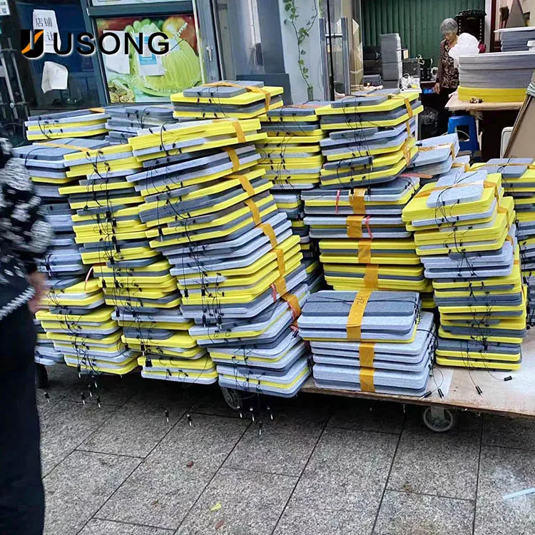 New environment-friendly polyester fiber double compound fringe mesh acoustic movable partition wall