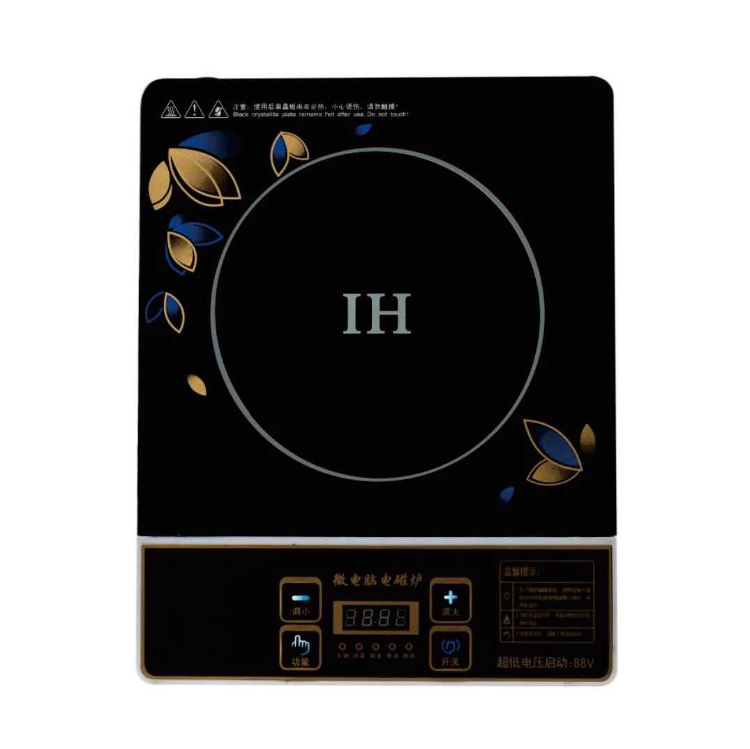 Home use fashionable design slim steam egg single burner electric plate Induction hob Induction cooktop J-C17