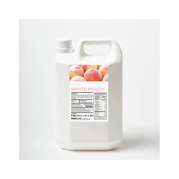 Продажа от производителя, белый персиковый сироп, пузырьковый чай, молочный чай для магазина молока