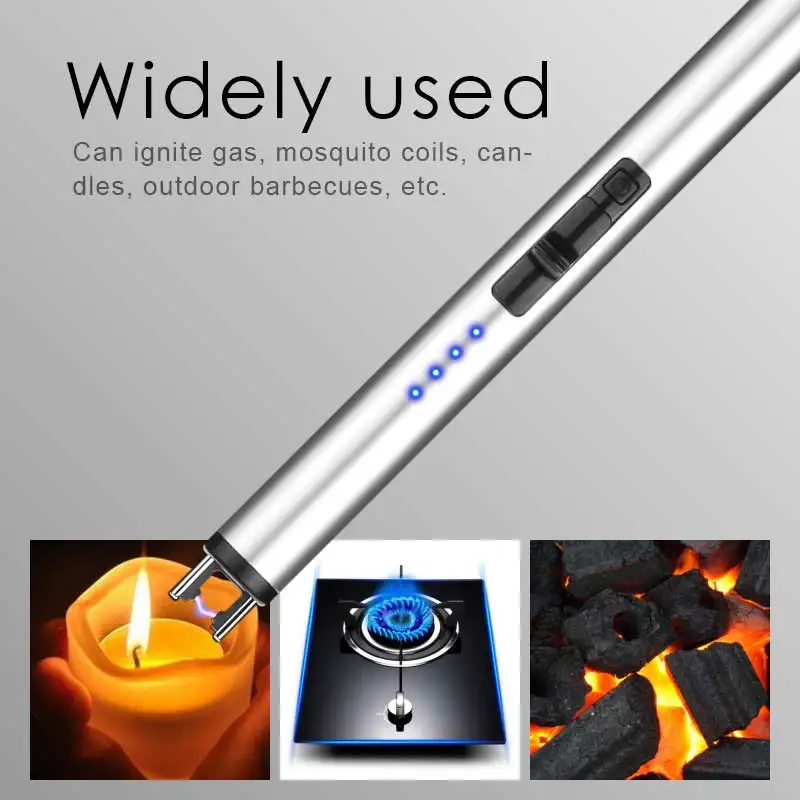 Delivery fast Led display tea light candles windproof arc luxury candle lighter