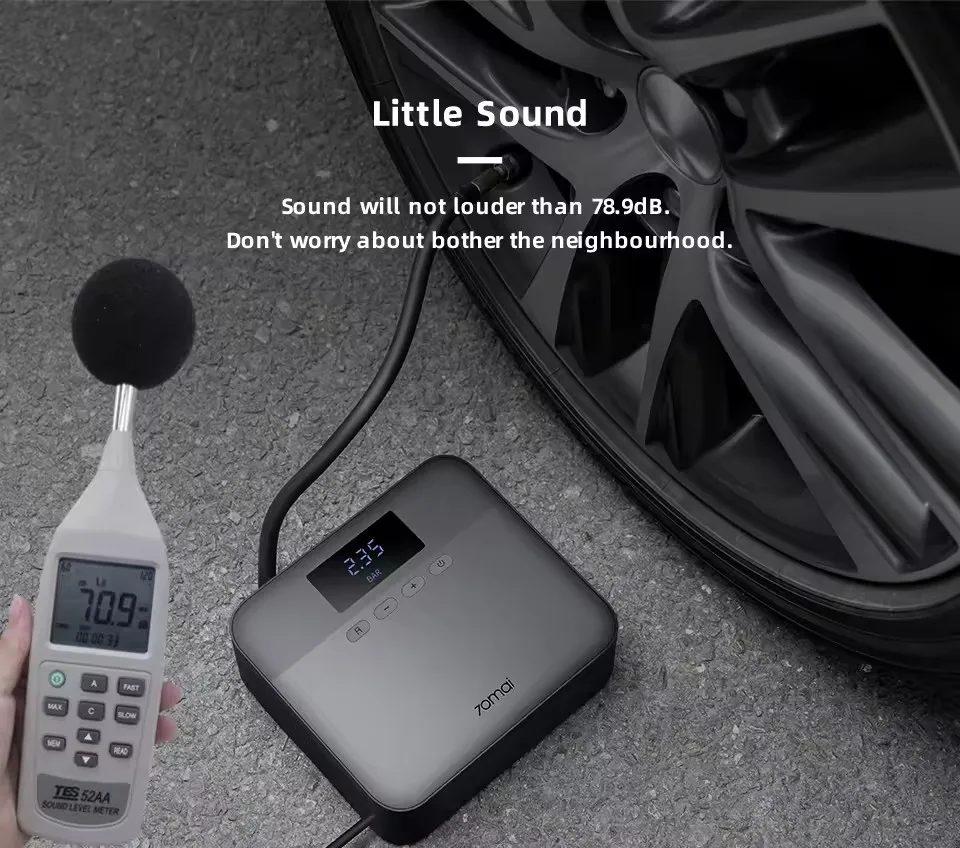 70mai Car Air Compressor 12V Electric Car Air Pump Mini Compressor Fast Inflate Tire Inflator Auto Tyre Pump 70mai Electric