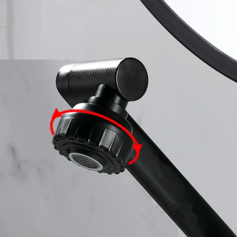 2022 New Design Stainless steel Bathroom 360 Degree Swivel Nickel Brushed Basin Faucet Single Handle Sink Mixer Water Tap