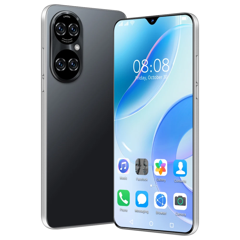 New Smart Phone For Huawei Honor P50Pro 8GB 256GB HD Full Display Global Version Smart Cell phone Unlock Android 5G Mobile Phone