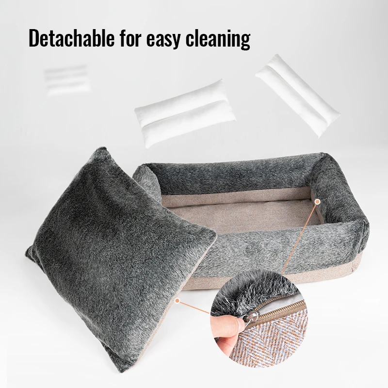 Truelove Deluxe Warm Pet Bed: High-Quality, Soft, and Removable Bedding for Large Dogs