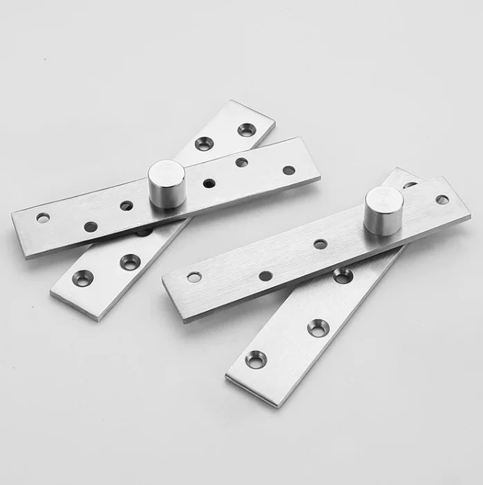 360 Degree Rotating Wooden Door Pivot Hinge Concealed Stainless Steel Up Down Shaft Door Hinge