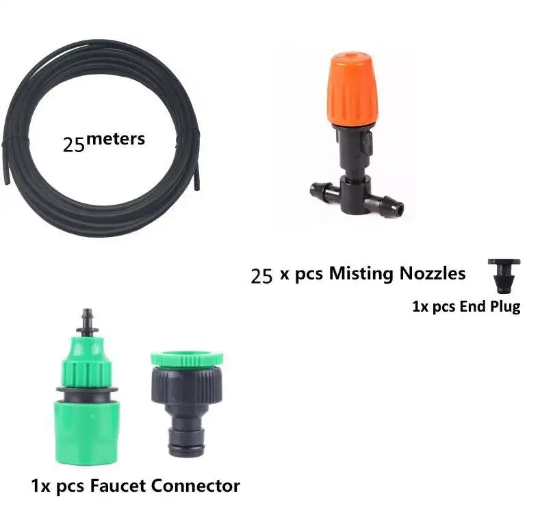 Home Watering System 10M Automatic Drip Spray Kit Garden Irrigation Sprinkler Kit