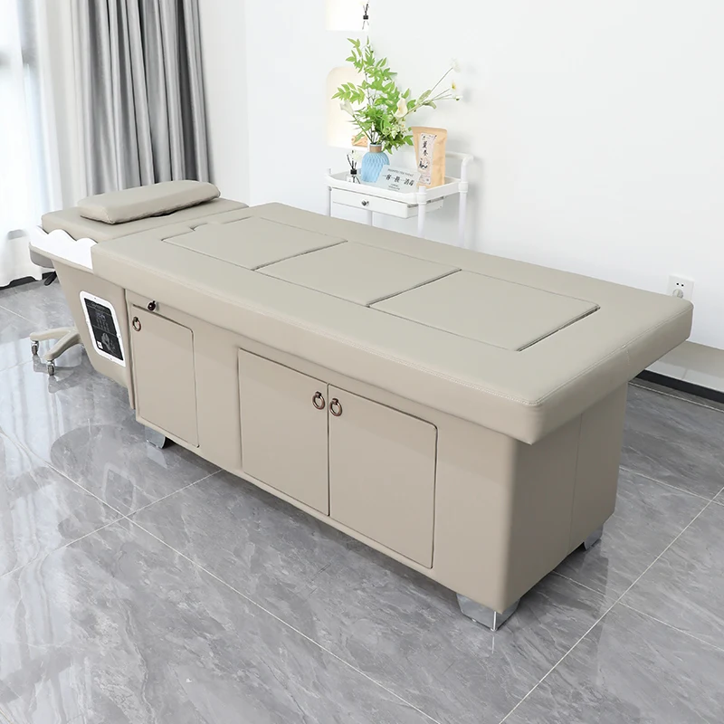 Salon hair massage chair spa head therapy tables shampoo headspa massage bed furniture for salon cama de masaje